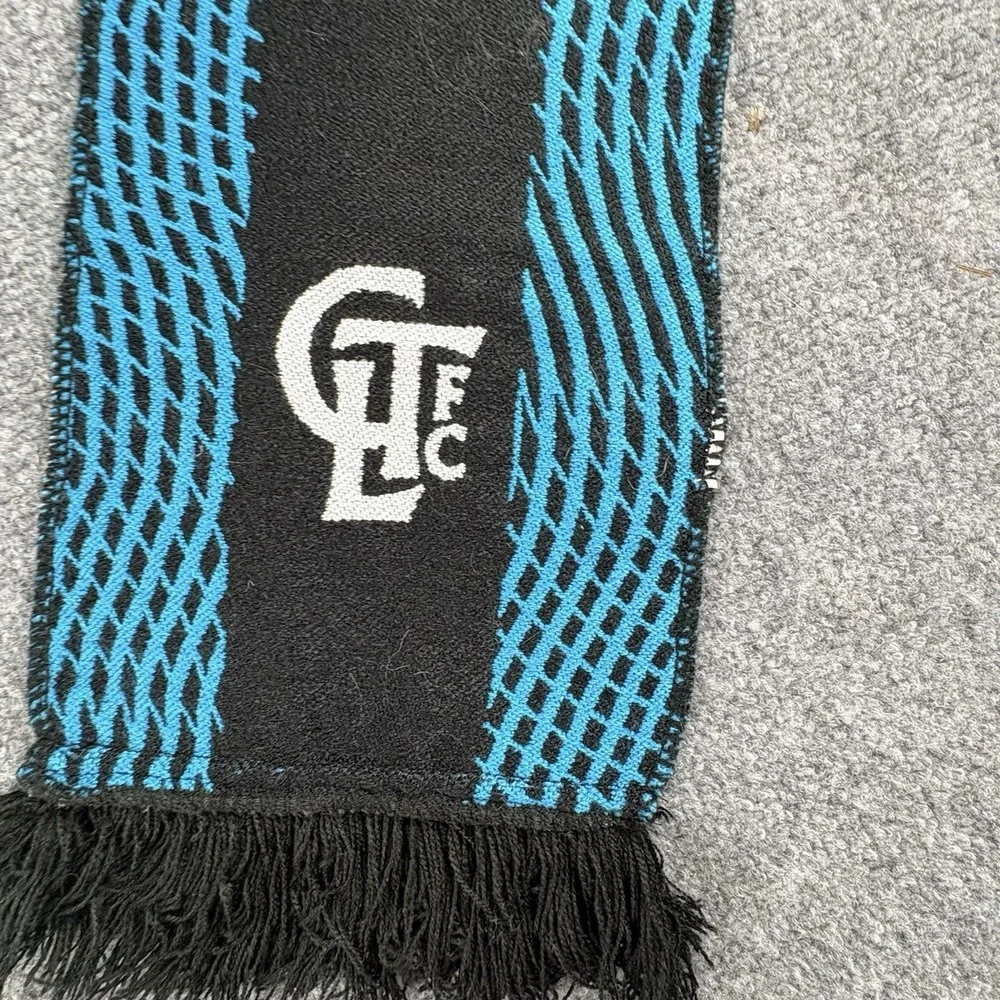 Charlotte FC Inaugural Season‎ Ticket Member Scarf Blue Black MLS Soccer Fan